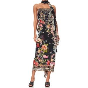 CAMILLA ROUND NECK KAFTAN HAMPTON HIVE O/S